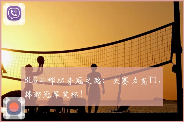BLG斗哔杯夺冠之路：决赛力克T1，捧起冠军奖杯！